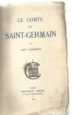 Eerste foto van 'Le Comte de Saint Germain'